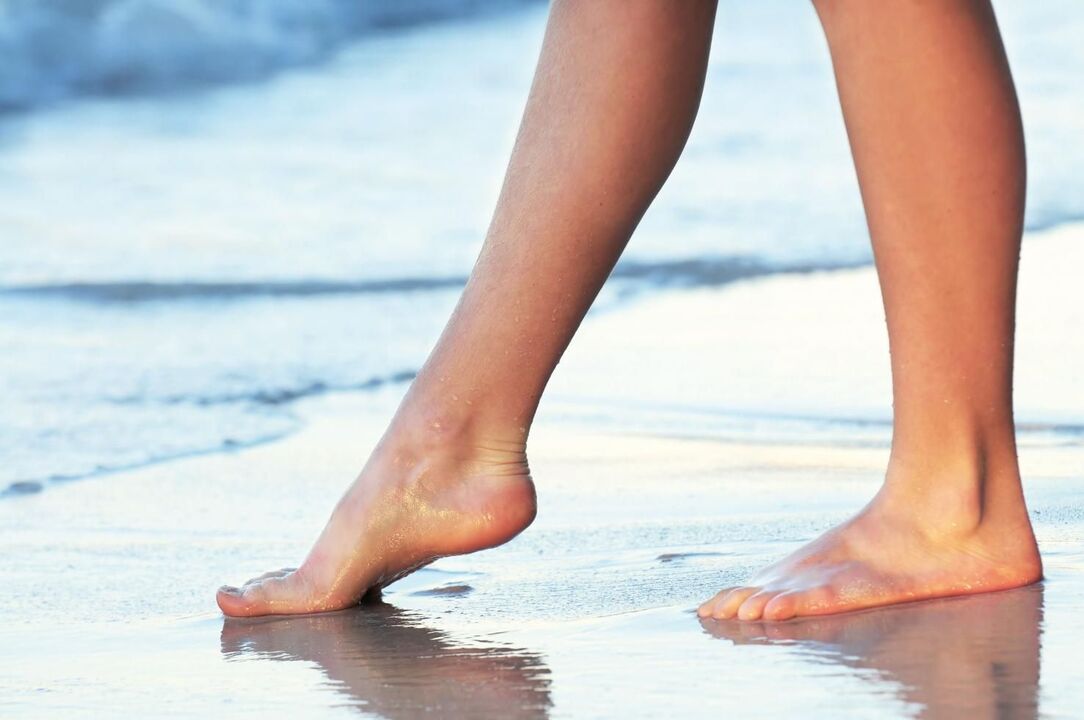 پیشگیری از واریس - راه رفتن روی آب با پای برهنه